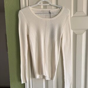 One day grey cotton/ cashmere sweater